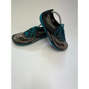 Saucony Hattori LC Running Shoes Athletic Blue Gray Lace Up Women's Size 10